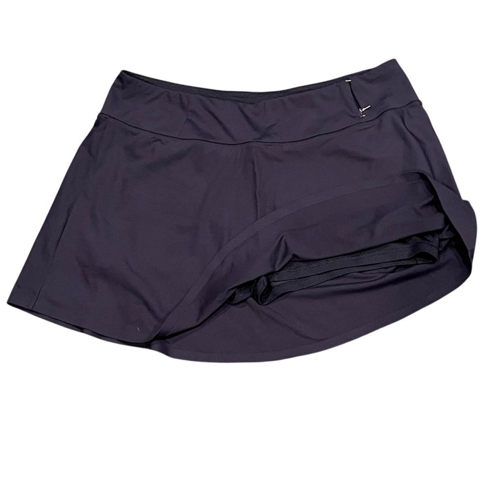 Calia Black Skort Skirt Tail Black Athletic Golf Built In Shorts Women’s XL